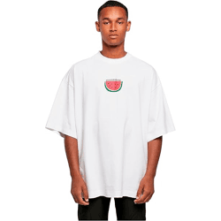 lässiges Merchcode Herren T-Shirt 220 g/m² mit Baumwolle Weiß