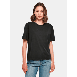 modernes Miss Tee Damen T-Shirt 140 g/m² mit Baumwolle Schwarz