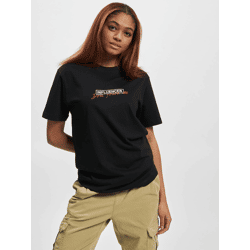 modernes Mister Tee Damen T-Shirt Oversize 180 g/m² mit Baumwolle Schwarz