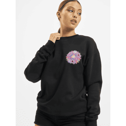 weiches Mister Tee Damen Sweatshirt Oversize Fleece 300 g/m² mit Baumwolle Schwarz