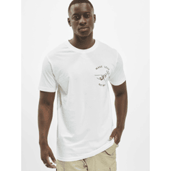 modernes Mister Tee Herren T-Shirt 180 g/m² mit Baumwolle Weiß