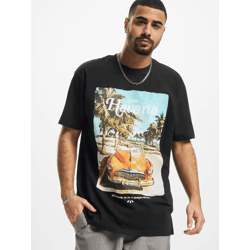 modernes Mister Tee Herren T-Shirt Oversize 240 g/m² mit Baumwolle Schwarz