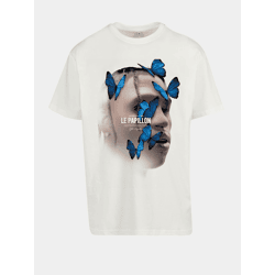 modernes Mister Tee Herren T-Shirt 240 g/m² mit Baumwolle Weiß