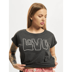 lässiges Mister Tee Damen T-Shirt 180 g/m² mit Baumwolle Anthrazit