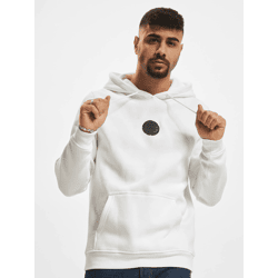 lässiger Mister Tee Herren Hoodie Kordelzug Kapuze mit Baumwolle Weiß