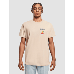 sportliches Mister Tee Herren T-Shirt 200 g/m² mit Baumwolle Beige