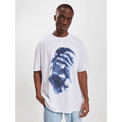 modernes Mister Tee Herren T-Shirt Oversize 240 g/m² mit Baumwolle Weiß