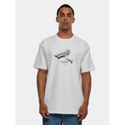 lässiges Mister Tee Herren T-Shirt Oversize 240 g/m² mit Baumwolle Weiß