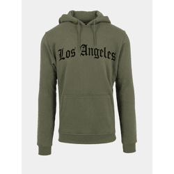 moderner Mister Tee Herren Hoodie Kordelzug Kapuze mit Baumwolle Khaki