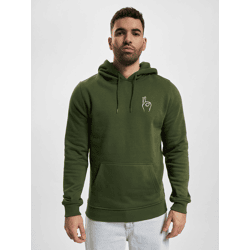 lässiger Mister Tee Herren Hoodie Kordelzug Kapuze mit Baumwolle Khaki