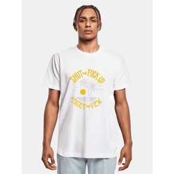 lässiges Mister Tee Herren T-Shirt 200 g/m² mit Baumwolle Weiß