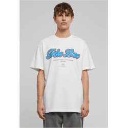 sportliches Mister Tee Herren T-Shirt Oversize 240 g/m² mit Baumwolle Weiß