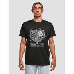 modernes Mister Tee Herren T-Shirt 200 g/m² mit Baumwolle Schwarz