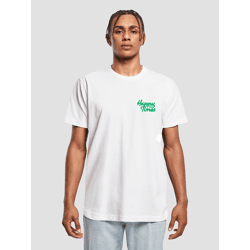 modernes Mister Tee Herren T-Shirt 200 g/m² mit Baumwolle Weiß