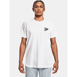 lässiges Mister Tee Herren T-Shirt 200 g/m² mit Baumwolle Weiß