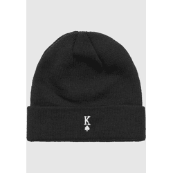moderne Mister Tee Herren Cap Oversize Ketten-Detail 64 g/m² Schwarz