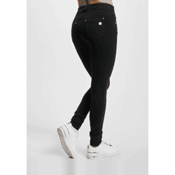 stylische Freddy Damen Jeans Skinny Fit Schwarz