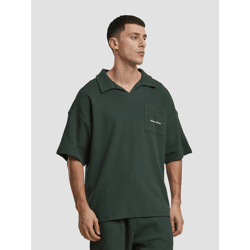 sportliches Another Cotton Lab Herren T-Shirt mit Baumwolle Grün