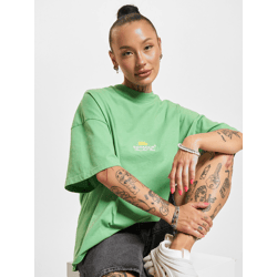 bequemes PEGADOR Damen T-Shirt mit Baumwolle Grün