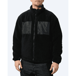 stylische PEGADOR Herren Jacke Schwarz