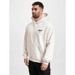lässiger Rocawear Herren Hoodie Rippbündchen Kapuze mit Baumwolle Weiß
