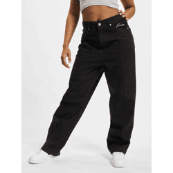 lässige Rocawear Damen Jeans Stretch mit Baumwolle Schwarz