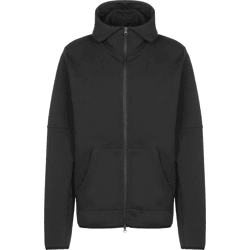 moderner Stylefile Herren Hoodie Reißverschluss Kapuze mit Baumwolle Schwarz