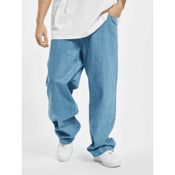 bequeme Southpole Herren Jeans Reißverschluss Rippbündchen mit Baumwolle Blau