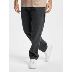 stylische Southpole Herren Jeans Reißverschluss Taschen mit Baumwolle Schwarz