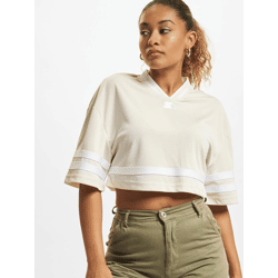 lässiges Starter Damen T-Shirt Oversize Mesh 180 g/m² Creme/Weiß