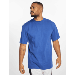 bequemes URBAN CLASSICS Herren T-Shirt Oversize 180 g/m² mit Baumwolle Blau