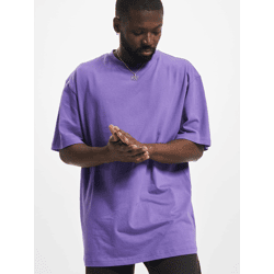 modernes URBAN CLASSICS Herren T-Shirt Oversize 180 g/m² mit Baumwolle Violett