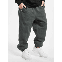 lässige URBAN CLASSICS Herren Hose Taschen Rippbündchen 380 g/m² mit Baumwolle Anthrazit