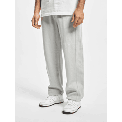 moderne URBAN CLASSICS Herren Hose Taschen Rippbündchen 380 g/m² mit Baumwolle Grau