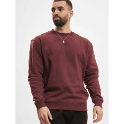 Comfortable URBAN CLASSICS Men's Sweatshirt, 380 g/m², with cotton, Bordeaux red