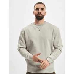 Comfortable URBAN CLASSICS Men's Sweatshirt with Ribbed Pockets, 380 g/m², Cotton Blend, Gray