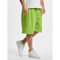 sommerliche Urban Classics Herren Shorts Mesh 130 g/m² Lime-Grün