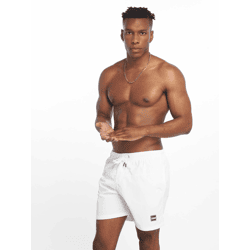 bequeme Urban Classics Herren Hose Kordelzug Reißverschluss 120 g/m² Weiß