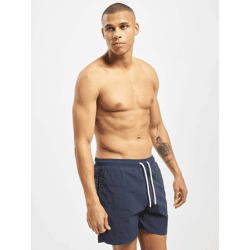 leichte Urban Classics Herren Shorts Kordelzug Reißverschluss 120 g/m² Blau