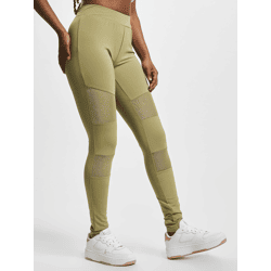 vielseitige Urban Classics Damen Hose Stretch Mesh 210 g/m² Beige