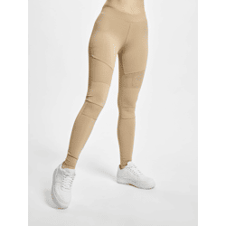 moderne Urban Classics Damen Hose Stretch Mesh 210 g/m² Beige