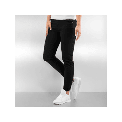 stylische Urban Classics Damen Jeans Skinny Fit Stretch Taschen mit Baumwolle Schwarz