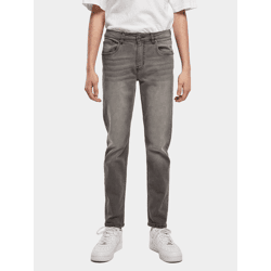 stylische Urban Classics Herren Jeans Slim Fit Stretch Taschen mit Baumwolle Grau