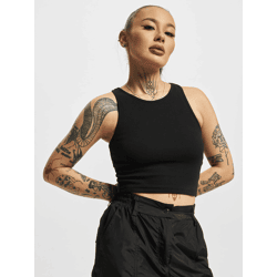 lässiges Urban Classics Damen T-Shirt Stretch 180 g/m² mit Baumwolle Schwarz