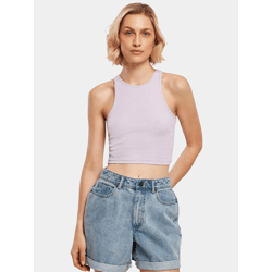lässiges Urban Classics Damen T-Shirt Stretch 180 g/m² mit Baumwolle Violett