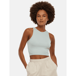 bequemes Urban Classics Damen T-Shirt Stretch 180 g/m² mit Baumwolle Pastell-Grün