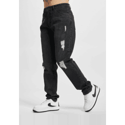 bequeme Urban Classics Damen Jeans Denim mit Baumwolle Schwarz