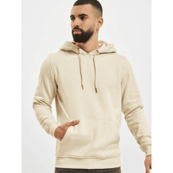 moderner URBAN CLASSICS Herren Hoodie Kordelzug Kapuze 300 g/m² mit Baumwolle Beige