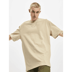 lässiges URBAN CLASSICS Herren T-Shirt Oversize 240 g/m² mit Baumwolle Beige