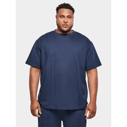 sportliches URBAN CLASSICS Herren T-Shirt 240 g/m² mit Baumwolle Navy